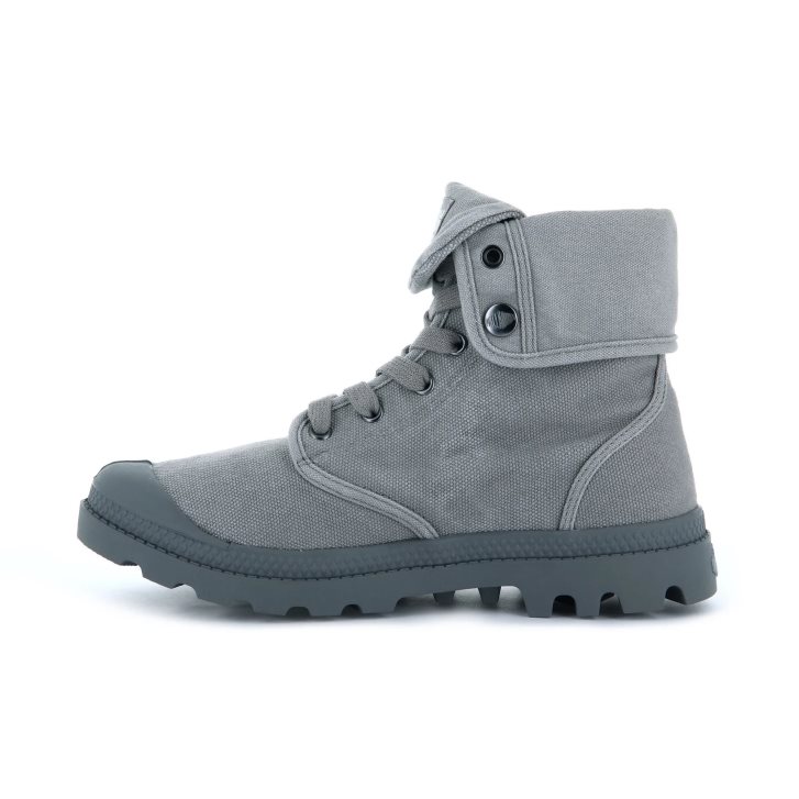 Palladium Baggy Men's Boots Dark Grey | UK T527-RJD